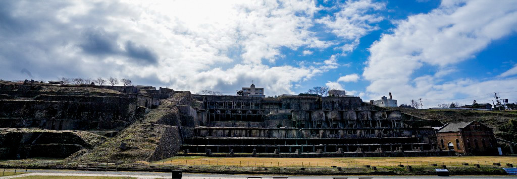 佐渡旅(sadotabi)【近代産業遺産】廃墟感が増したように感じる冬の北沢浮遊選鉱場 佐渡旅人★なぐも