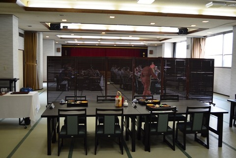 佐渡志い屋朝食会場