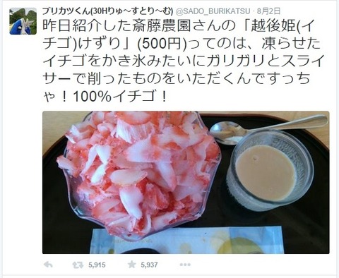 ブリカツくん越後姫けずり