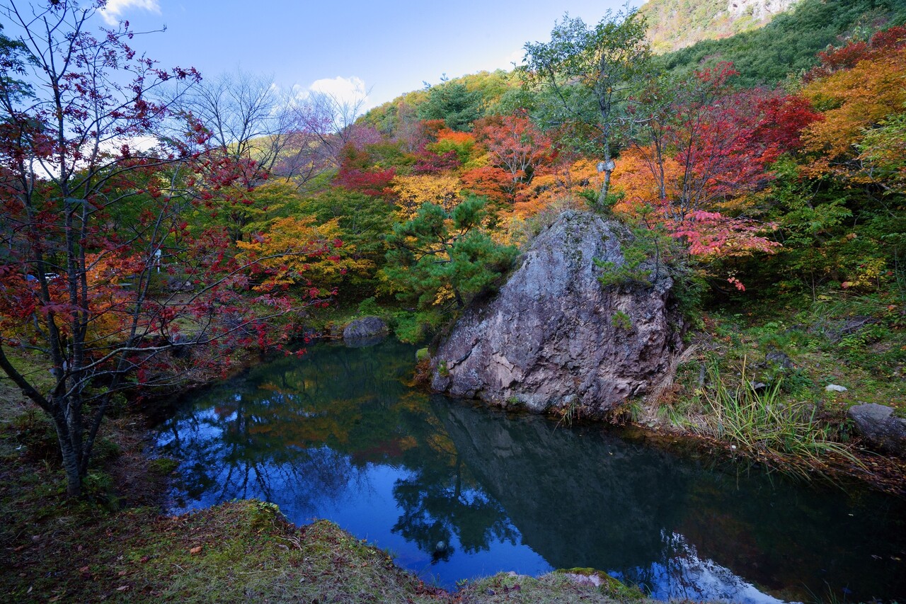 紅葉名所 ここだけ彩度が違うと感じる鮮やかで神々しい紅葉山 佐渡旅 Sadotabi 紅葉名所 ここだけ彩度が違うと感じる鮮やかで神々しい紅葉山 佐渡旅 Sadotabi