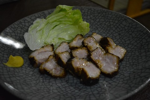 佐渡居酒屋ゾウの巣味家作りたてチャーシュー