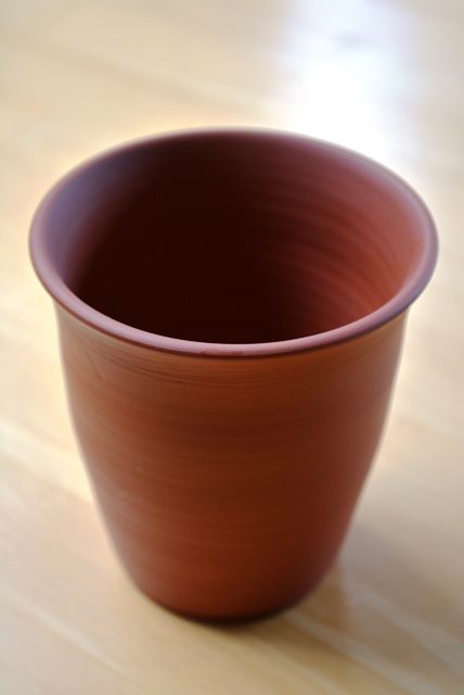 玉堂窯元で作った無名異焼
