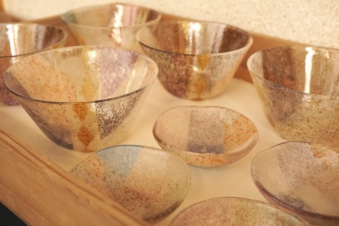 佐渡戸田かおりさんガラス工房５