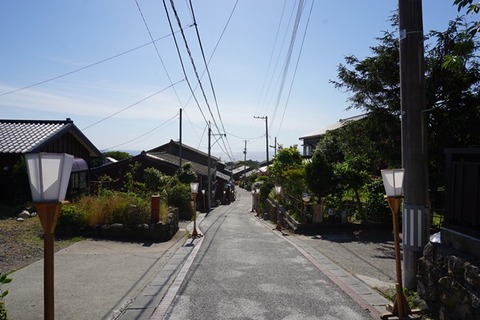佐渡相川街歩き坂道1