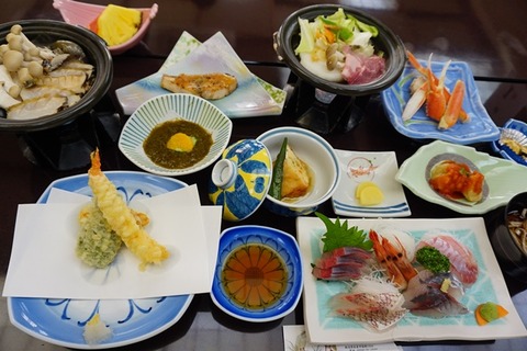 佐渡敷島荘夕食