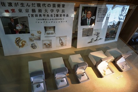 佐渡交流センター白雲台宮田学長作品