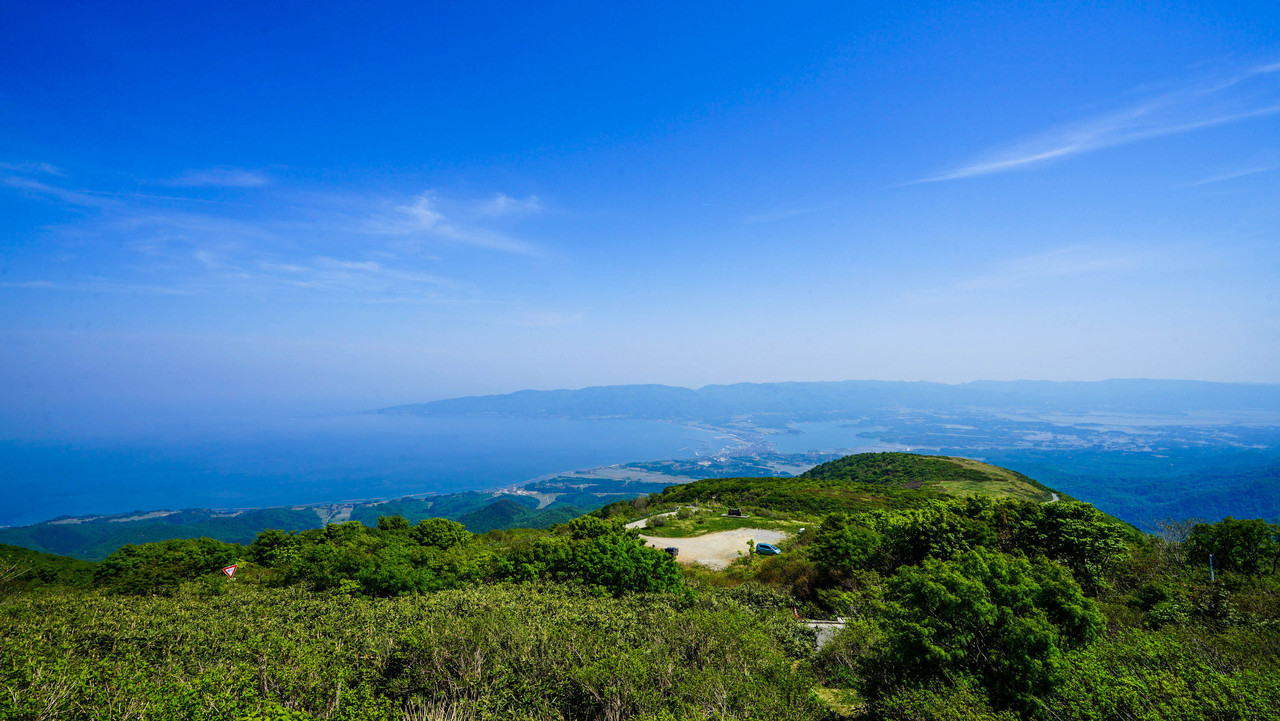 絶景 初夏の絶景 佐渡の形を上から眺めるドンデン山 佐渡旅 Sadotabi