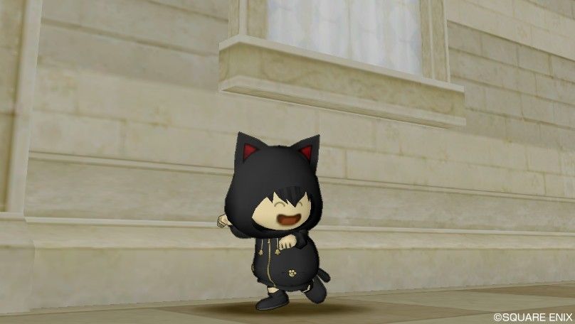 黒猫セット」を着てみたにゃん♪プクリポ♂編（おきがえリポちゃんは