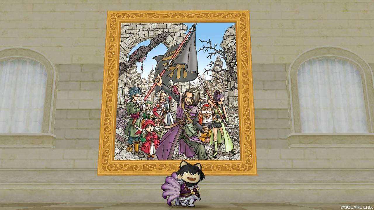 壁かけDQXIの絵」を入手！（『 ドラゴンクエストXI 過ぎ去りし時を求め