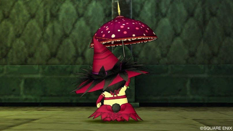 さっずちゃん（プクリポ♂）も「妖艶な魔女セット」着ましたよw