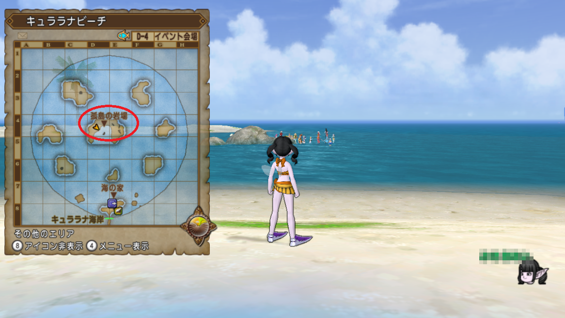 エルおじが海イベント キュララな夏休み 今年も海は大騒ぎ を攻略 ｗ ビーチで大公演 夏宵メモワール さっちゃんねる Dqx