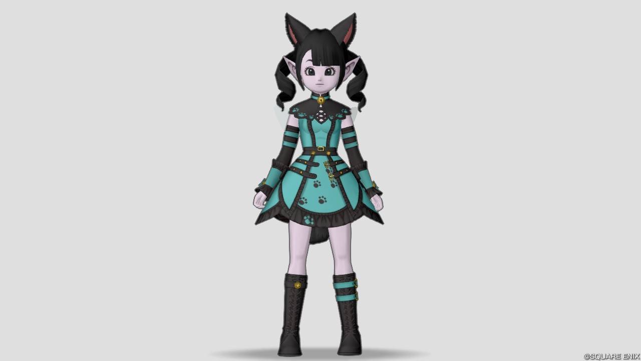 おきがえリポちゃん登場！エル子が「きまぐれ猫ドレスセット」を着て