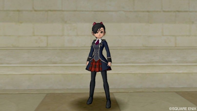 予言者学園学生服を人間子供女ちゃんが着てみた Dqx 予言者育成学園 コラボキャンペーン 第2弾 さっちゃんねる Dqx