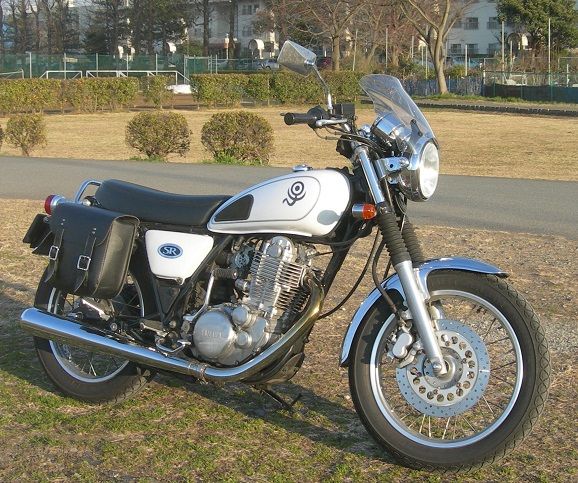 SR400ダウンショートマフラー Yahoo!オークション - SR400用 ベルトラン ダウンショート