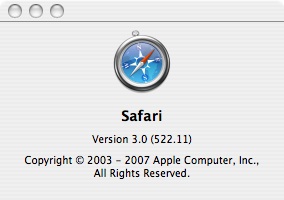 Safari 3.0 Public beta