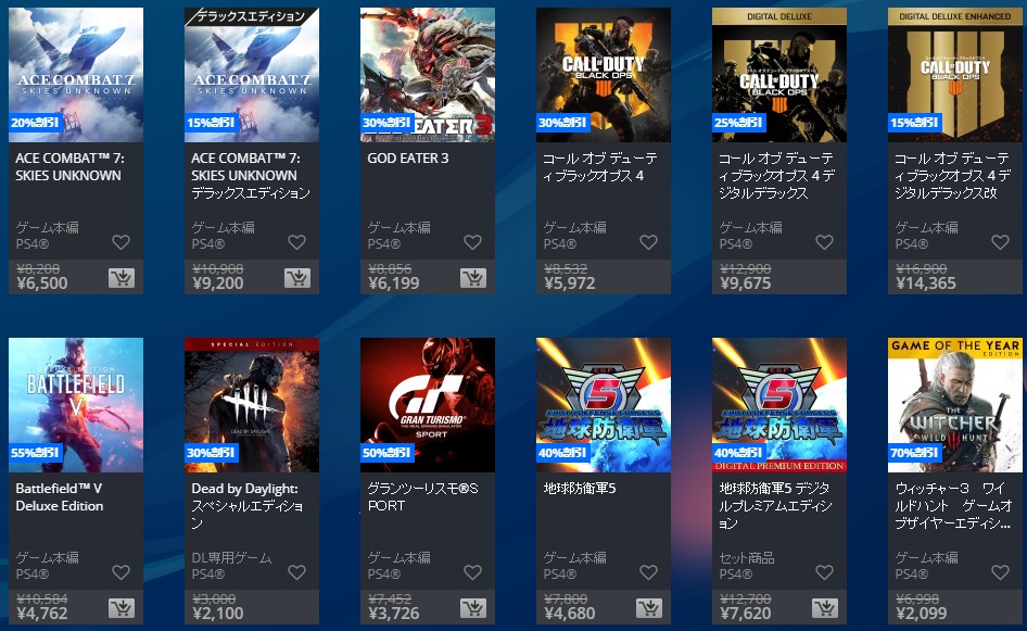 PlayStation 4のゲームタイトル一覧 (2019年)