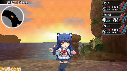 旧 速報 保管庫 Alt Psp 新 剣と魔法と学園モノ 刻の学園 フィールドrpgになったシリーズ新作の画面写真が公開される