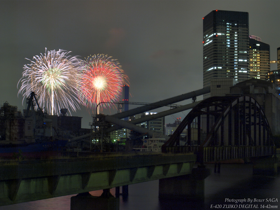 東京湾花火大会その1 Sagaweb