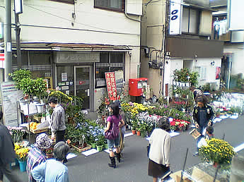 20061028鷺宮地区まつり 花屋