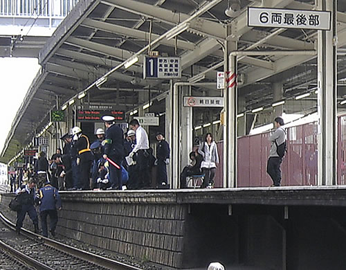 人身事故発生 鷺ノ宮 さぎのみや散歩日記