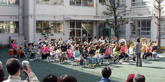 20100314 中野区立第八中学校 中野八中 吹奏楽部 金管バンド 若宮小学校 鷺宮小学校