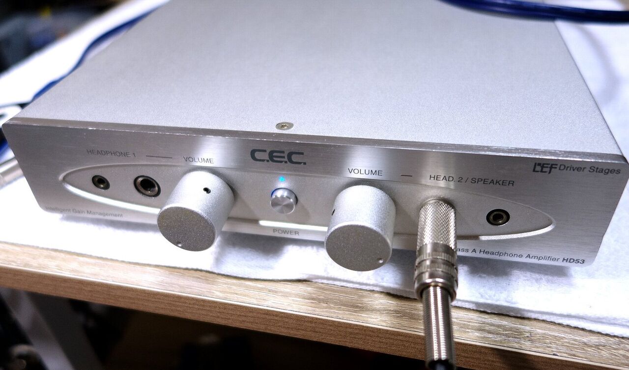 CEC ヘッドフォンアンプ HD53 ジャンクを入手しました : アンプジャン