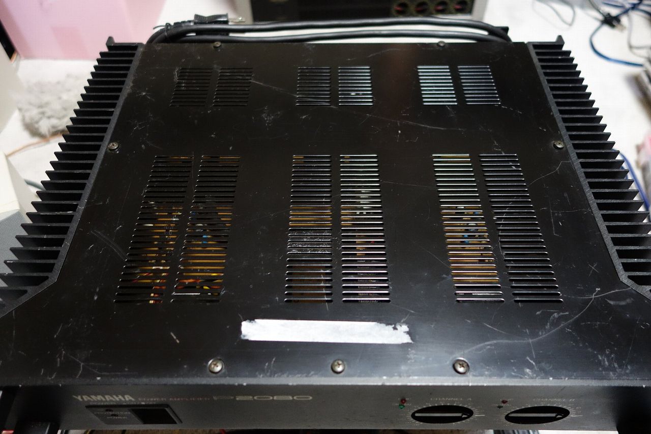 YAMAHA P2080 ジャンクが届きました : アンプジャンカーのblog