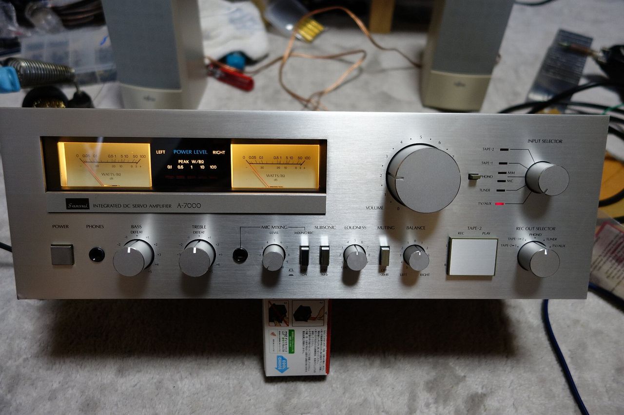 SANSUI アンプ A-7000 SANSUI A-7000 レストア完了しました : アンプジャンカーのblog