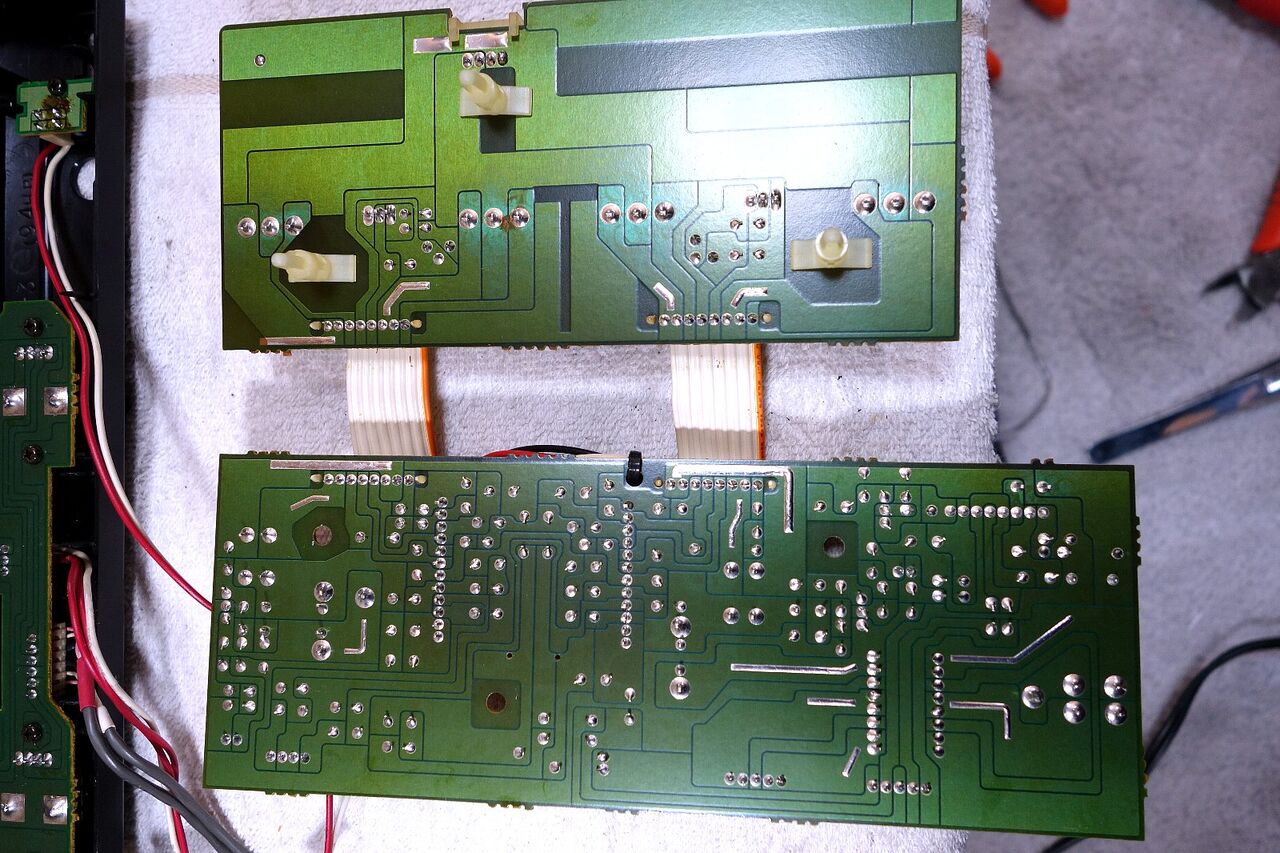 YAMAHA A100a メイン基板のチェックとアッテネーターをメンテし