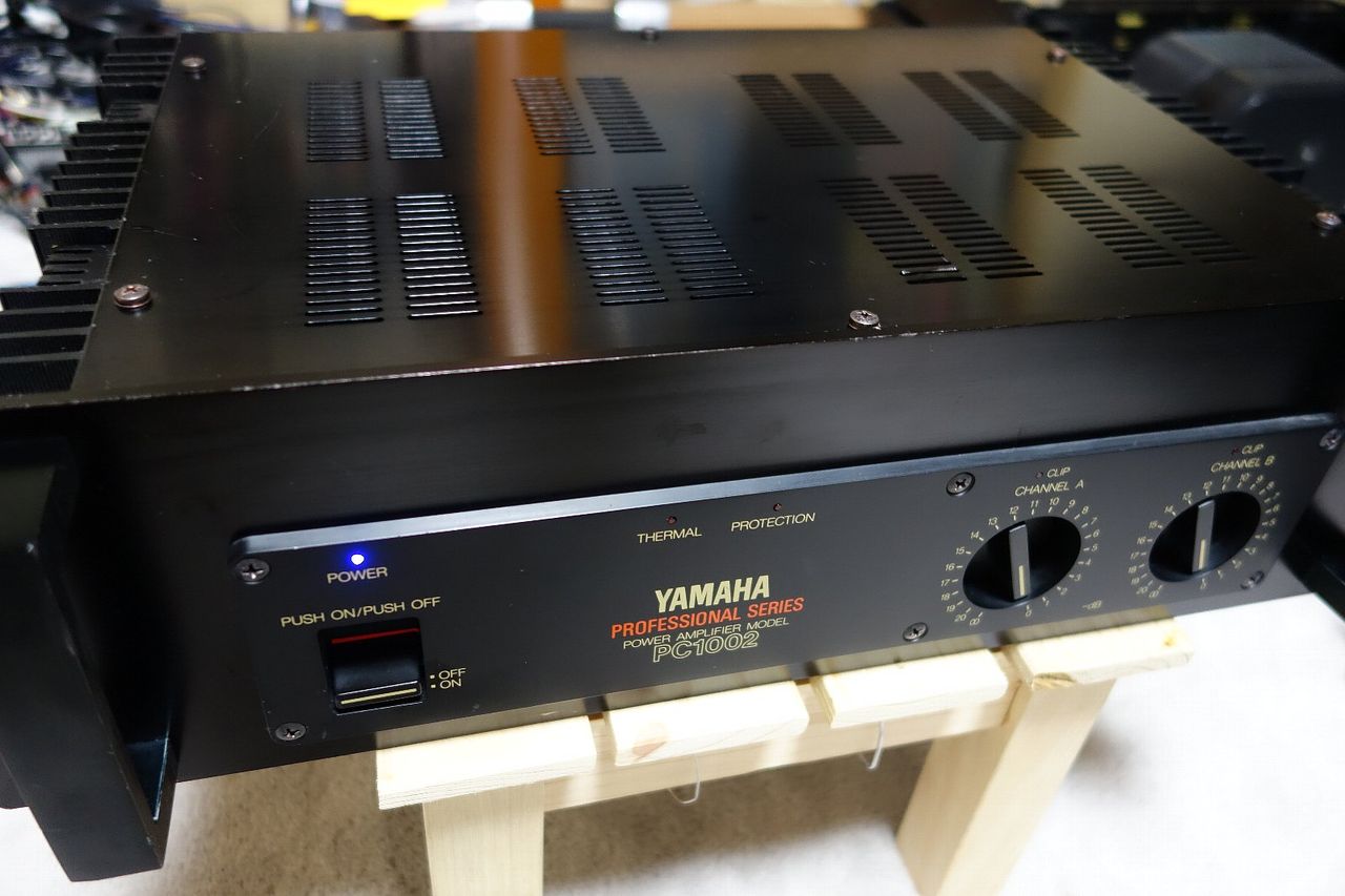 YAMAHA PC1002 の最終チェックとセッティング : アンプジャン YAMAHA PC1002 の最終チェックとセッティング : アンプジャン