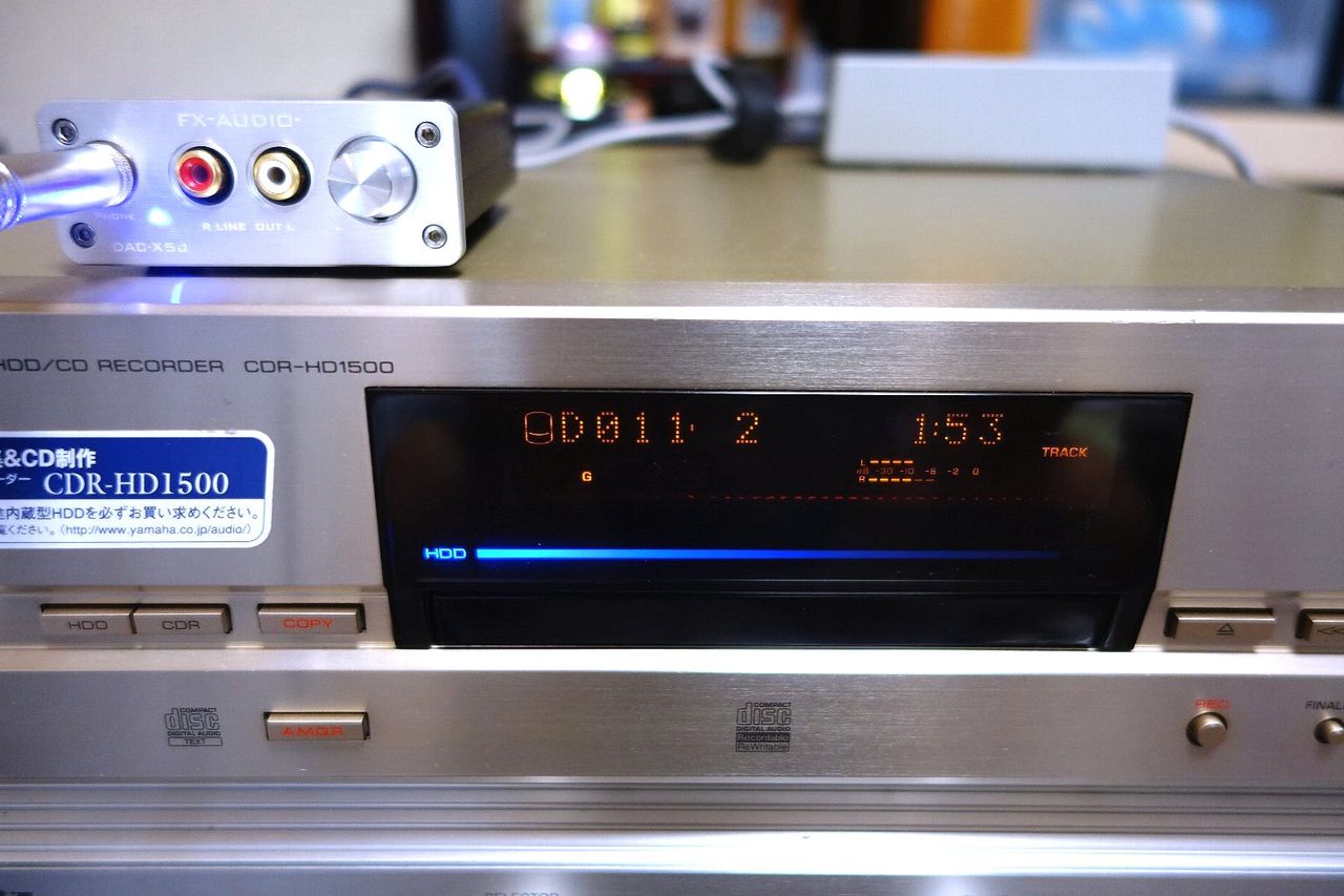 YAMAHA CDR-HD1500 で再生を楽しんでみました : アンプジャンカーのblog