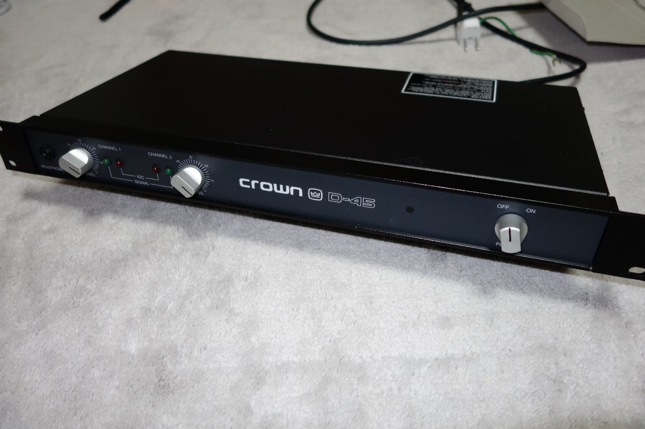 CROWN D-45 をカスタマイズ : アンプジャンカーのblog CROWN D-45 をカスタマイズ : アンプジャンカーのblog