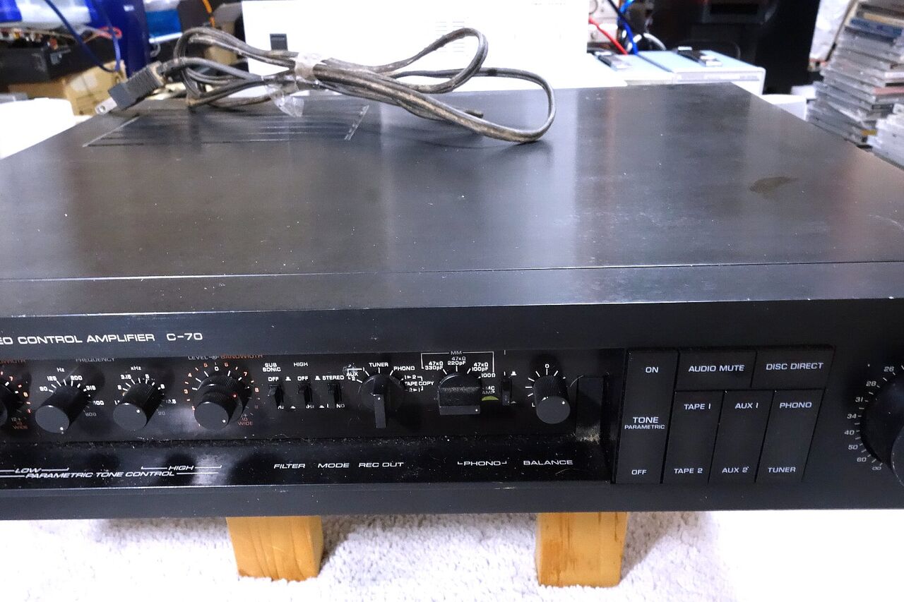 YAMAHA C-70 ジャンクをレストアしてみます : アンプジャンカー YAMAHA C-70 ジャンクをレストアしてみます : アンプジャンカー