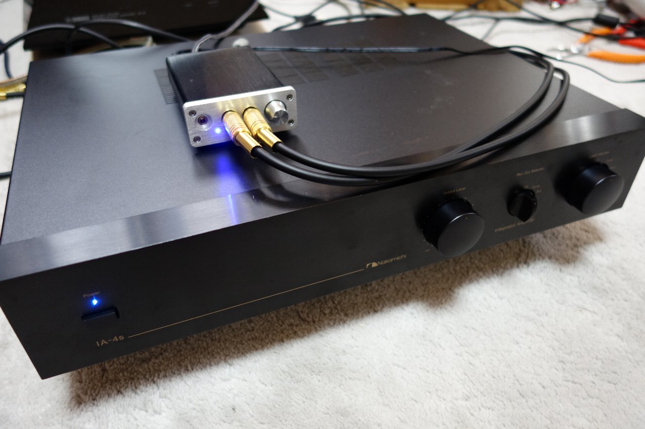 Nakamichi IA-4s をデジタルアンプにカスタマイズ : アンプ Nakamichi IA-4s をデジタルアンプにカスタマイズ : アンプ