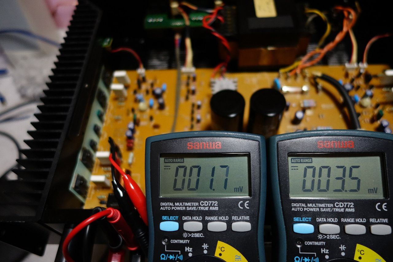 YAMAHA P2080 通電試験とセッティングを行いました : アンプ