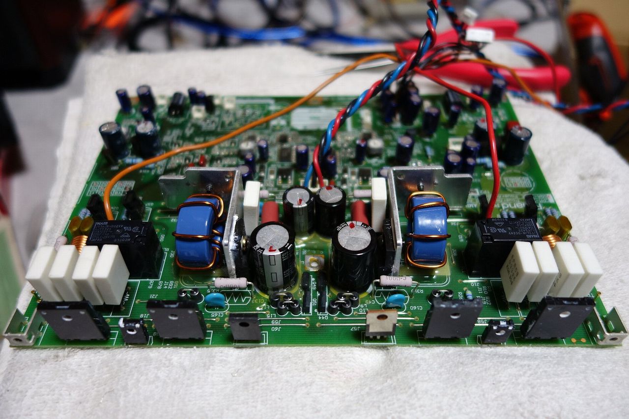 Roland RAD SRA-200E 3号機のメインボードのチェックと部品交換