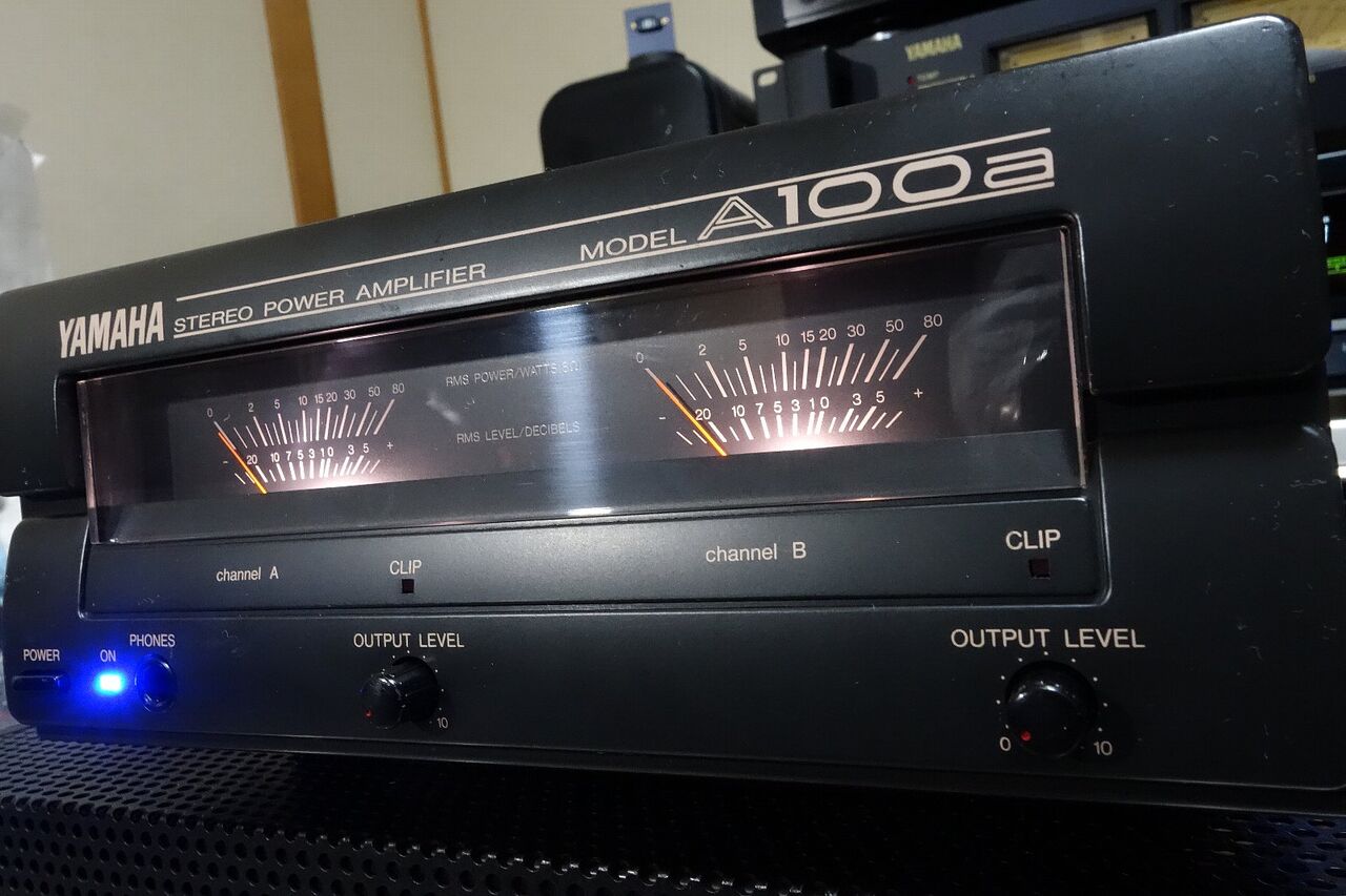 YAMAHA A100a ジャンクのレストア完了です : アンプジャンカーのblog YAMAHA A100a ジャンクのレストア完了です : アンプジャンカーのblog