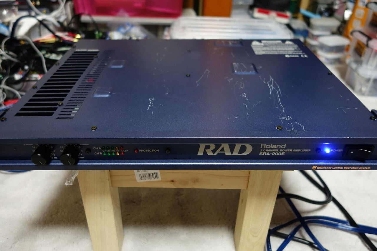 ローランド Roland SRA-200E パワーアンプ③ Roland製 SRA-200E