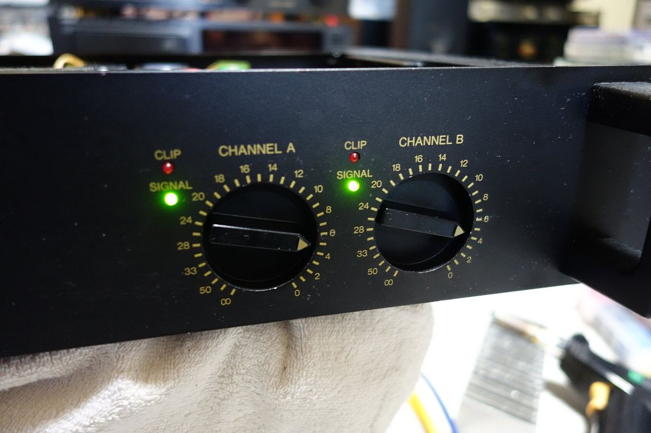 YAMAHA P2080 通電試験とセッティングを行いました : アンプジャンカー