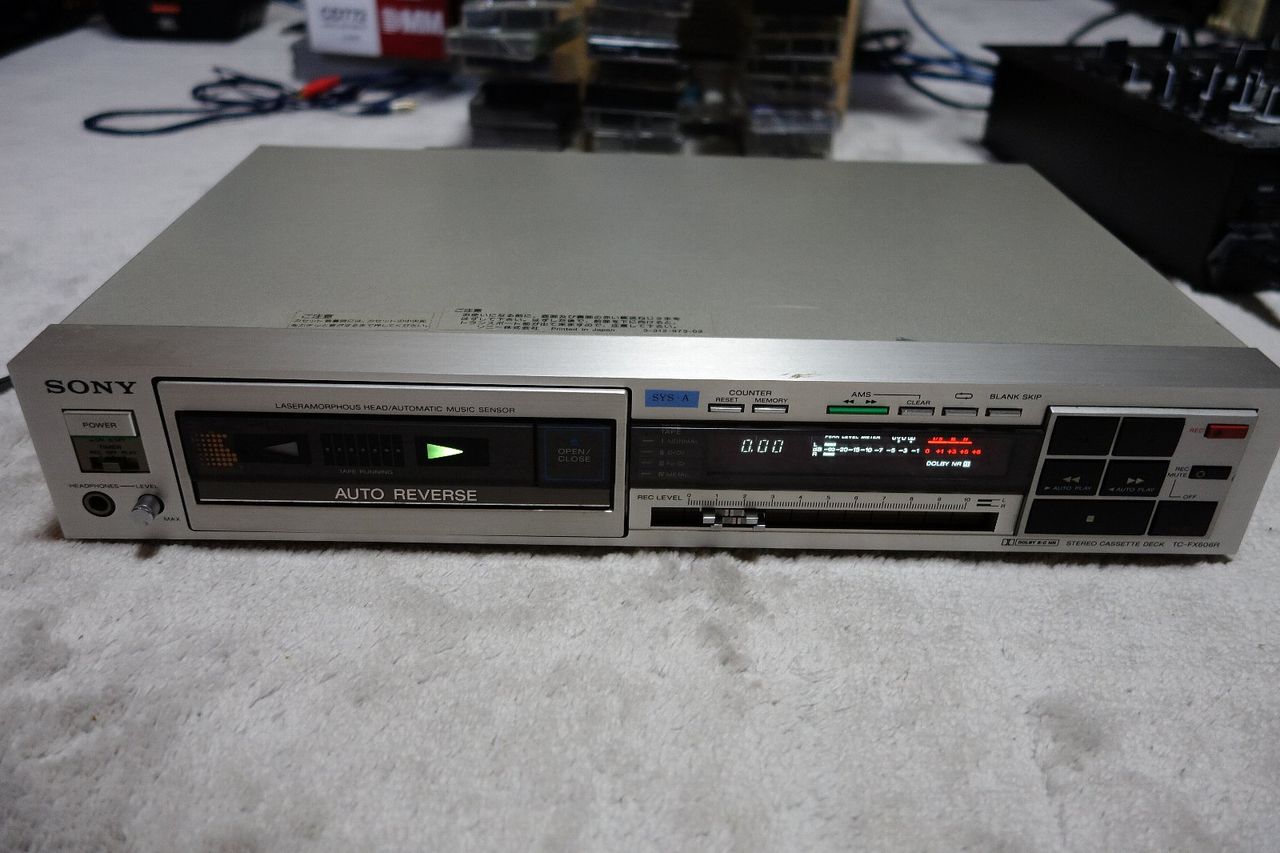 SONY TC-FX606R ジャンクが届きました : アンプジャンカーのblog