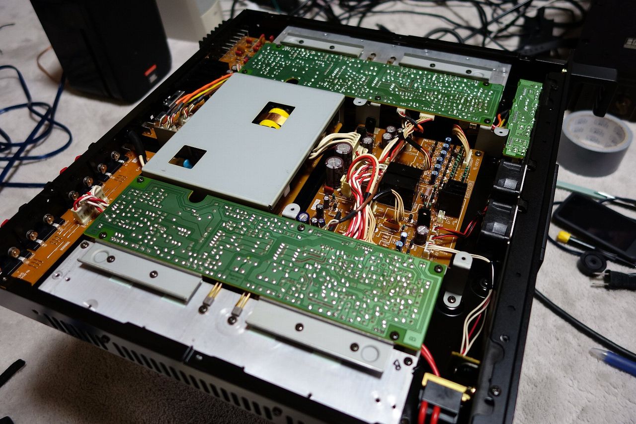 YAMAHA P4050を分解してリフレッシュ : アンプジャンカーのblog