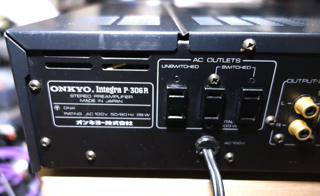 ONKYO integra P-306R ジャンクをレストアしてみます : アンプ ONKYO integra P-306R ジャンクをレストアしてみます : アンプ