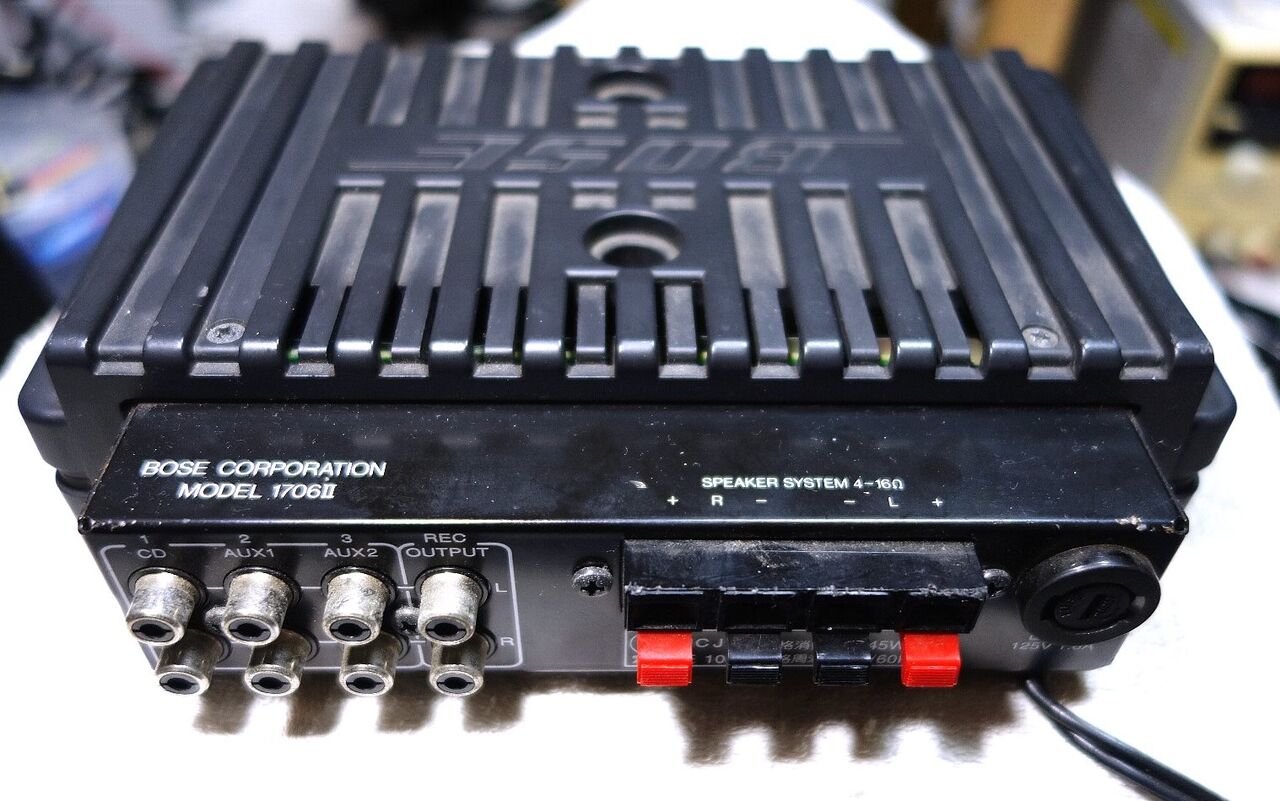 BOSE 1706Ⅱ ジャンクを入手しました : アンプジャンカーのblog BOSE 1706Ⅱ ジャンクを入手しました : アンプジャンカーのblog