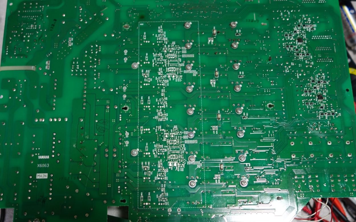 YAMAHA XM4080 ジャンクのメインボードの修正 : アンプジャンカーのblog