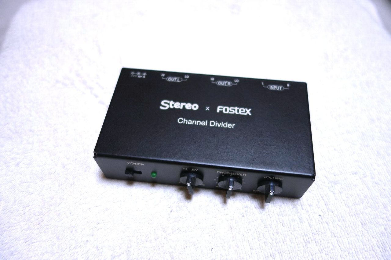STEREO誌付録 fostex チャンネルデバイダーを見つけました STEREO誌付録 fostex チャンネルデバイダーを見つけました