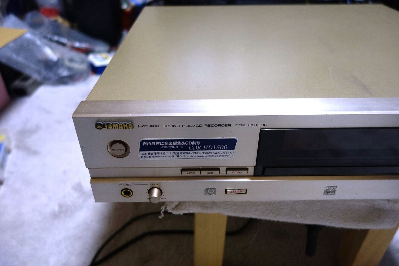 YAMAHA CDR-HD1500 ジャンクをレストアします : アンプジャンカーのblog