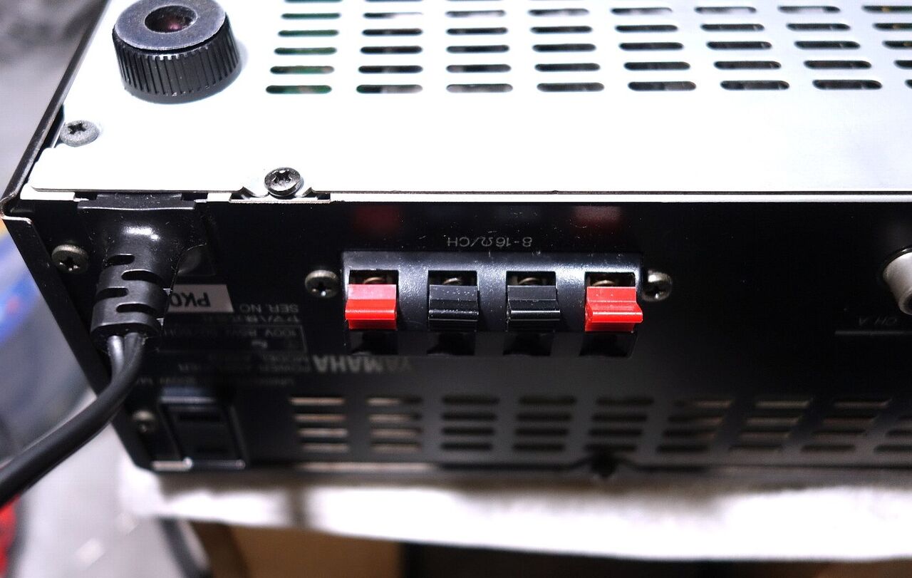 YAMAHA A100a 電源が通電しないジャンクが届きました : アンプ