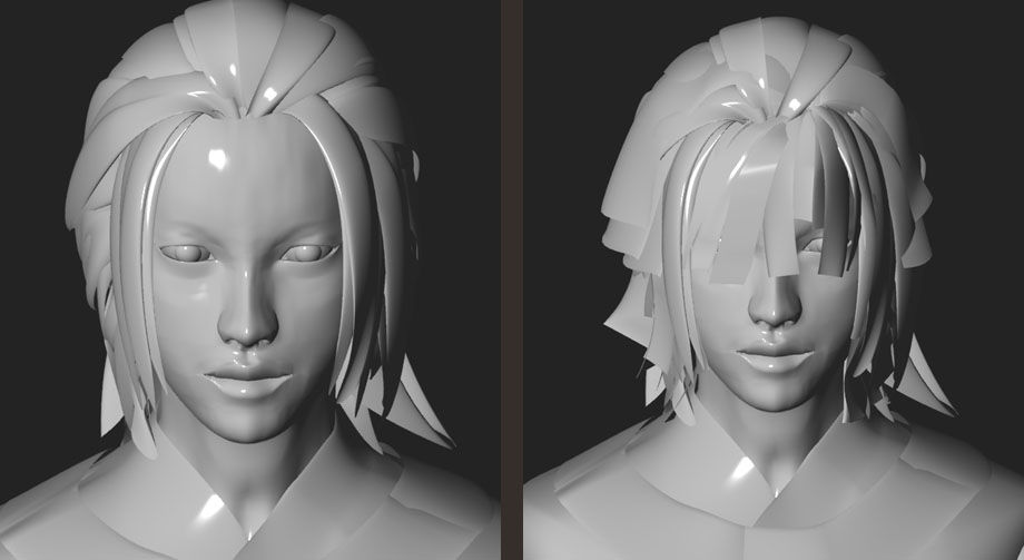 ３ｄｃｇキャラ作成過程その２ 新しいキャラ 歴史大好き 夢の時間旅行