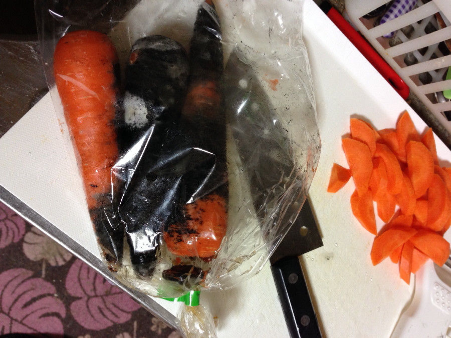 カビ生えたニンジンでシチューつくった 最悪最低サイヤ人 速報