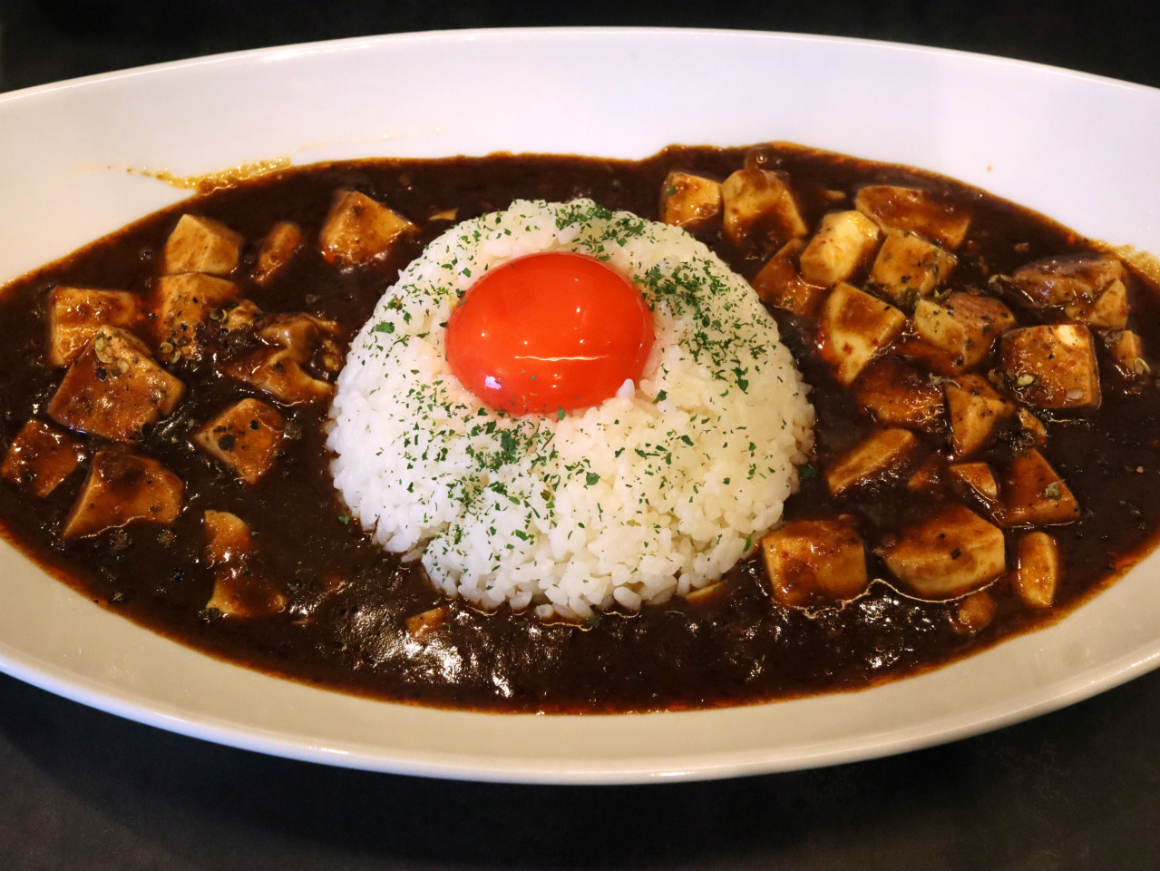 ひょっとして 過去最高 バランス抜群の麻婆カレー 桃谷 豚骨黒カレー Mecha 美食磁石 Powered By ライブドアブログ